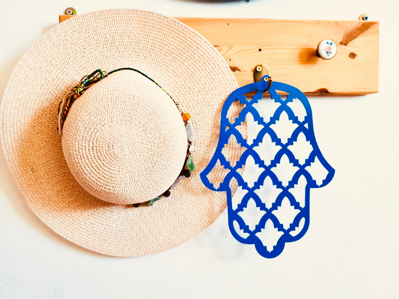 Blue Hamsa hand
